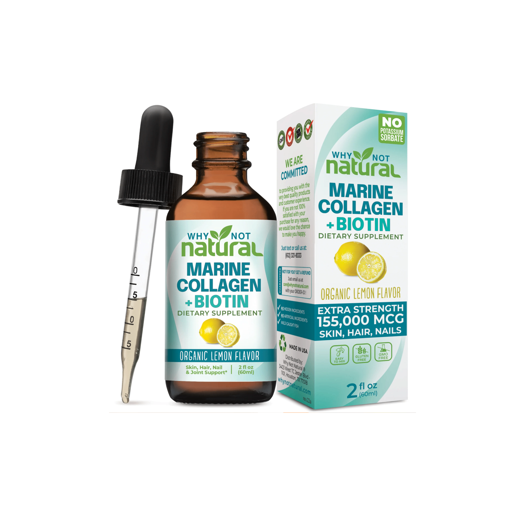 liquid marine collagen + biotin