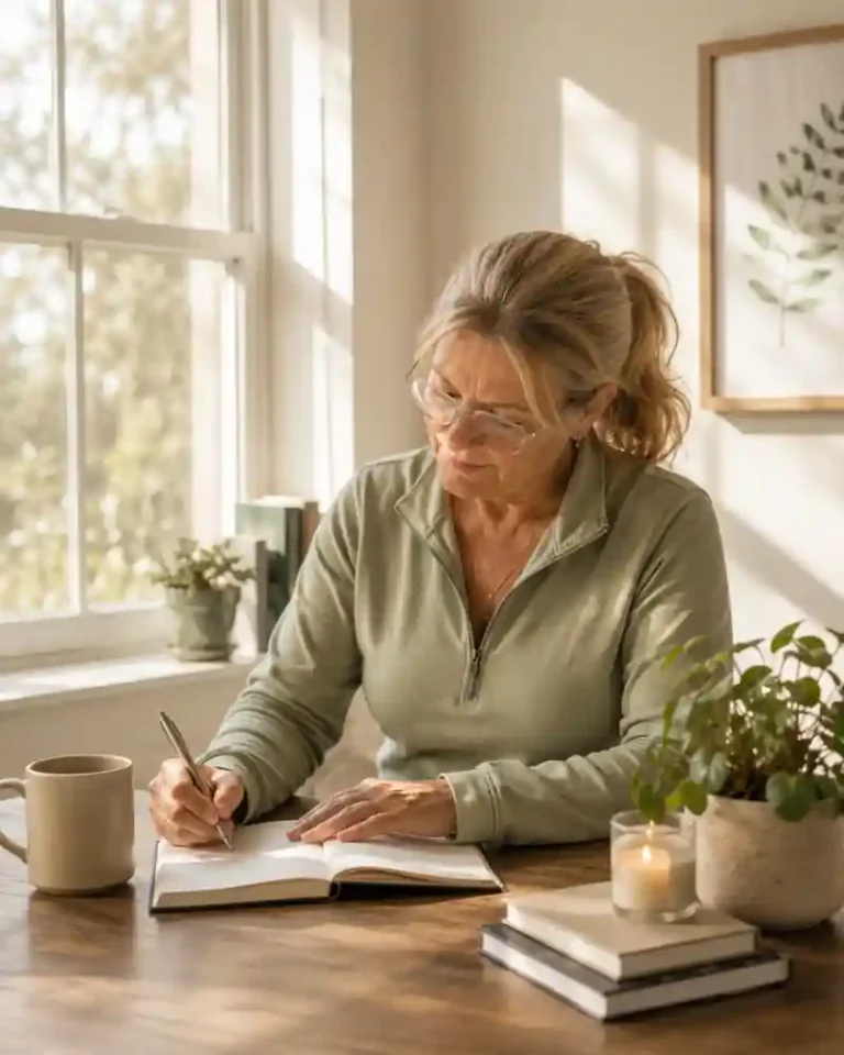 Mental health journaling daily wellness Banner Harvest