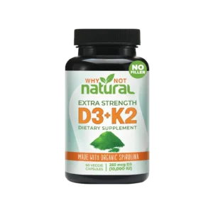 Vitamin D3 K2 Capsules with Spirulina | Banner Harvest Apothecary