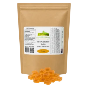 CBD Isolate Gummies Orange 30mg No THC | Banner Harvest