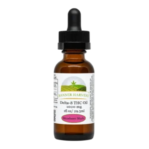 Delta 8 THC CBD Oil 1000mg Farm to Table | Banner Harvest Hemp Products